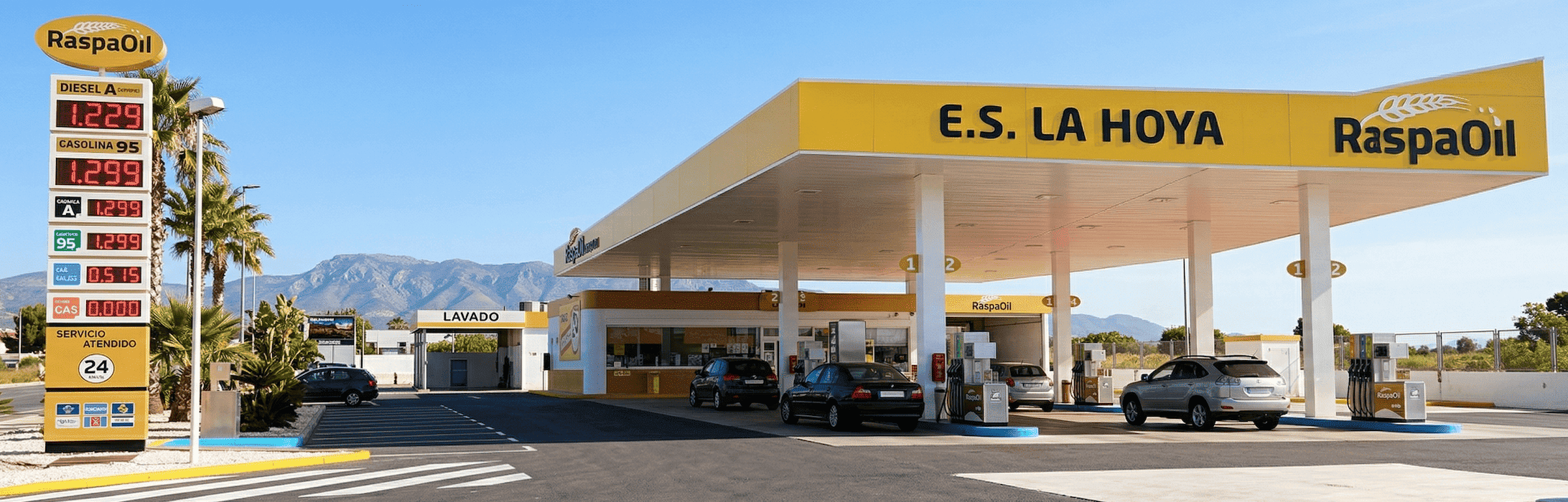 Estacion de servicio Raspaoil La Hoya